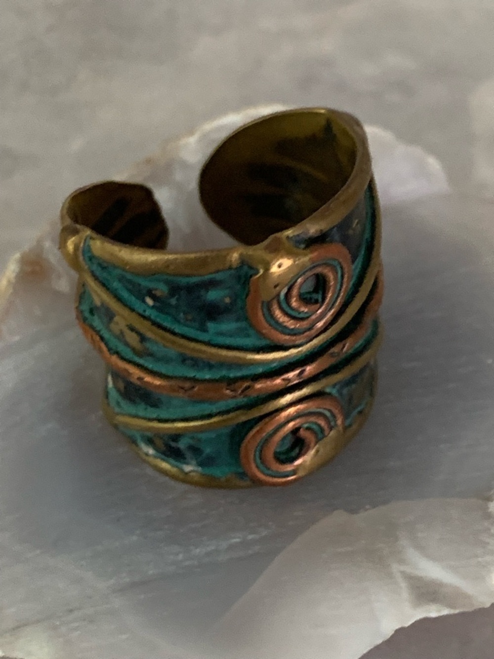 Anju Jewelry Patina Collection Cuff Ring